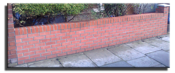 bricklayer working in Whitley Bay and Seaton Deleval