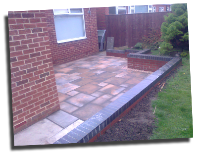 brick patio projects in newcastle Blyth area